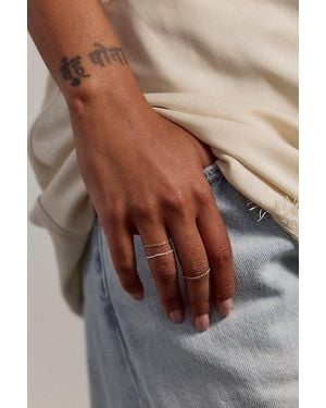 Free People Maree Ring Stack Set - Gray