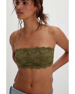 Intimately By Free People Last Dance Lace Bandeau By - Green