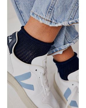 Free People Rony Roll Top Socks - Gray