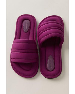 Free People Room Service Slide Sandals - Purple