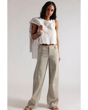 Free People Time Flies Low-Rise Clean Pants - Multicolor