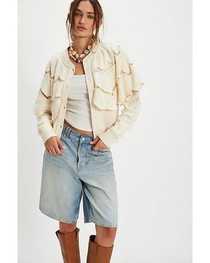 Free People Fluttercape Sweatshirt - Blue