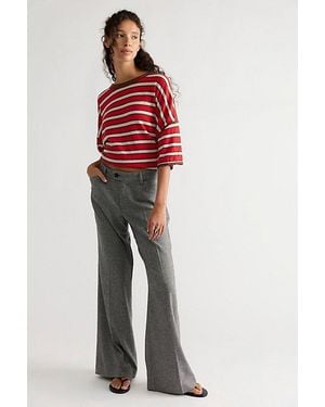 Closed Flye Pants - Red