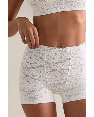 Intimately By Free People Smooth Talking Lace Boxers By - Multicolour