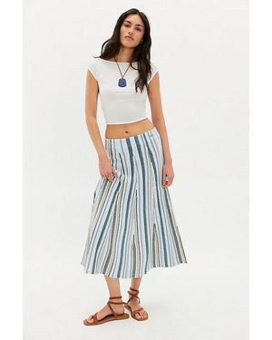 Barbour Josie Knitted Maxi Skirt - White
