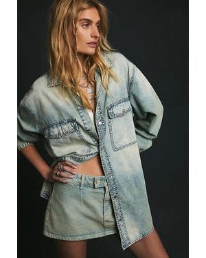 One Teaspoon Essential Denim Shirt - Multicolour