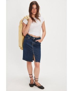 Levi's Low Midi Skirt - Blue