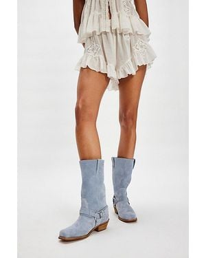 Jeffrey Campbell Coyote Country Harness Boots By - White
