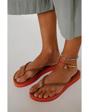Havaianas Slim Flatform Loop Flip Flops - Brown