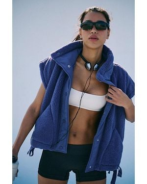 Fp Movement Scout It Out Fleece Vest - Blue