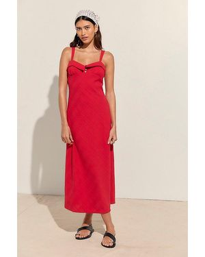 free-est Penelope Midi Dress By - Red