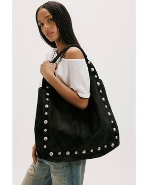 Free People See You Soon Studded Tote - Brown
