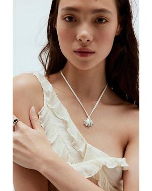 Free People Takara Cacsais Pendant Necklace - Gray