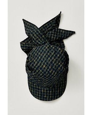 Free People Scarf Baseball Hat - Black