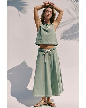 free-est Venetia Skirt Co-Ord By - Green