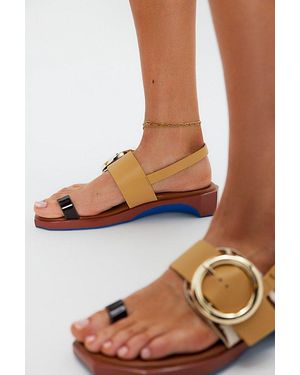 4Ccccees Follin Torus Buckle Sandals - Brown