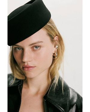 Lack of Color Nightsky Pillbox Hat - Black