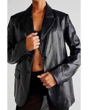 Free People We The Free Stevie Blazer - Black