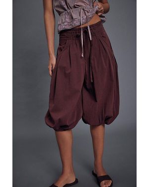 Free People Calle Balloon Crop Pull-On Trousers - Multicolour