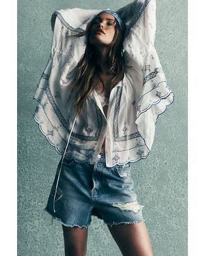 Free People Fleur De Lune Top - Green