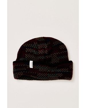 Coal Mirage Reversible Beanie - Black