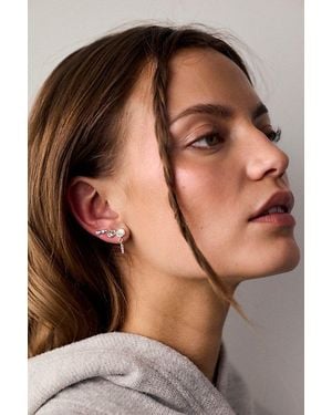 Free People Dewdrop Stud Earring Pack - Natural