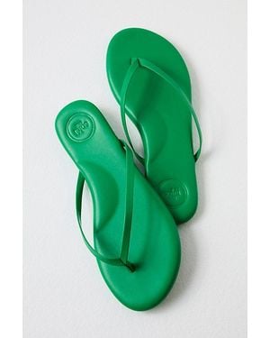 Solei Sea Around Town Flip Flops - Green