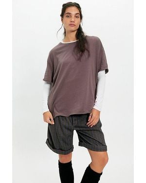 Free People Nina Tee - Purple