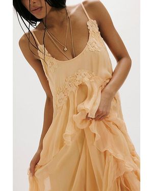 Nigel Preston Floating Angel Chiffon Maxi Dress - Brown