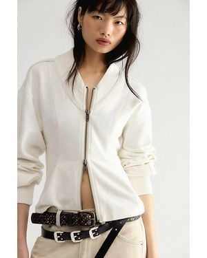 Free People Ziggy Zip-Up - White