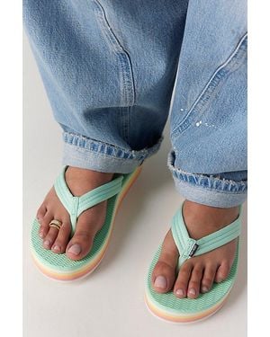 Hari Mari Dunes Sunset Platform Flip-Flops By - Blue