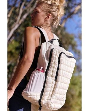 Free People Going Pro Quilted Backpack - Natural