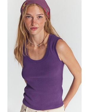 Free People Ballad Reversible Tank Top - Purple