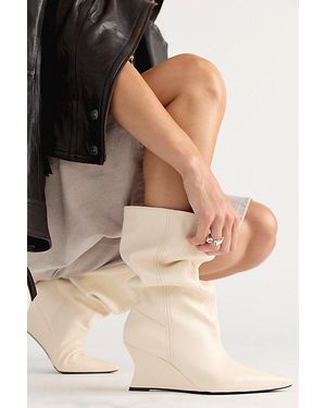 Free People Ilya Wedge Boots - Natural