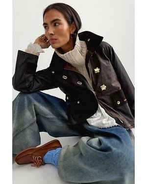 Barbour Hazelwood Checked Waxed Cotton Jacket - Multicolor