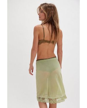 Free People All Or Nothing Half Slip - Green