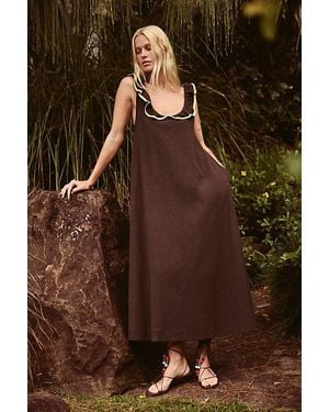 free-est Audra Midi Dress By - Brown