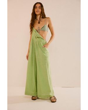 free-est Sundrenched Dungarees - Green
