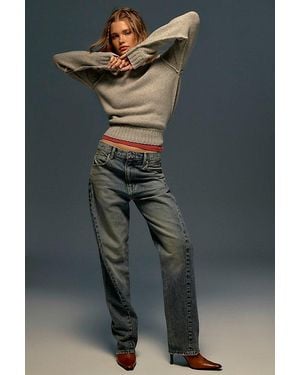 Free People Kemper Slim Tapered Jeans - Blue
