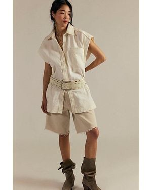 Free People Buddy Muscle Shirt - Natural
