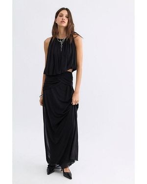 Bec & Bridge Anya Gathered Maxi Dress - Black