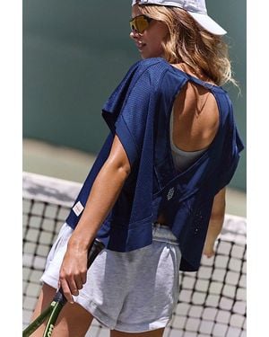 Fp Movement My Time Penny Mesh Tee - Blue