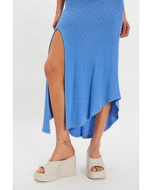 Melissa Free Slip Wedges - Blue