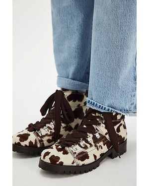Pavement Alice Lace-Up Boots By - Blue