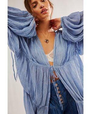 Free People Juliet Kimono - Blue
