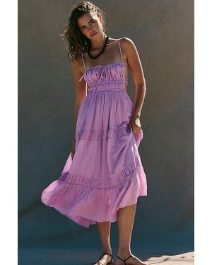 Free People Taking Sides Maxi - Pink