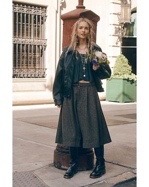 Free People Farley Vegan Bomber Jacket - Black