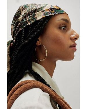 K/ller Collection Bat Tail Hoops - Black