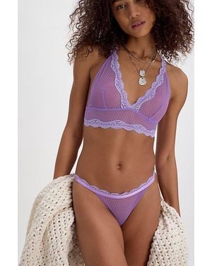 Free People Midweek Bikini Undies - Purple