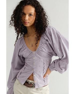 Free People Poppy Blouse - Multicolor